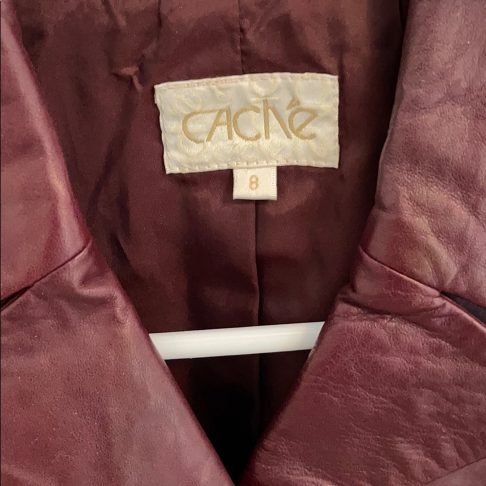 Beautiful cache leather jacket - Picture 2 of 4